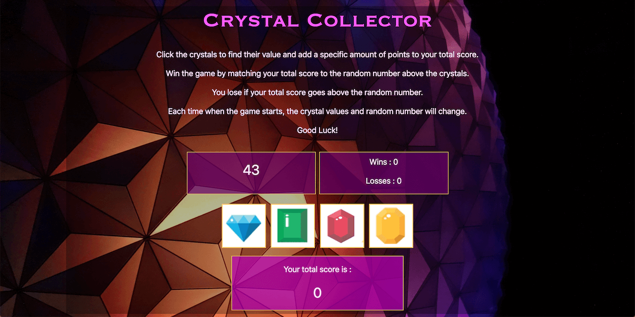 Crystal Collector